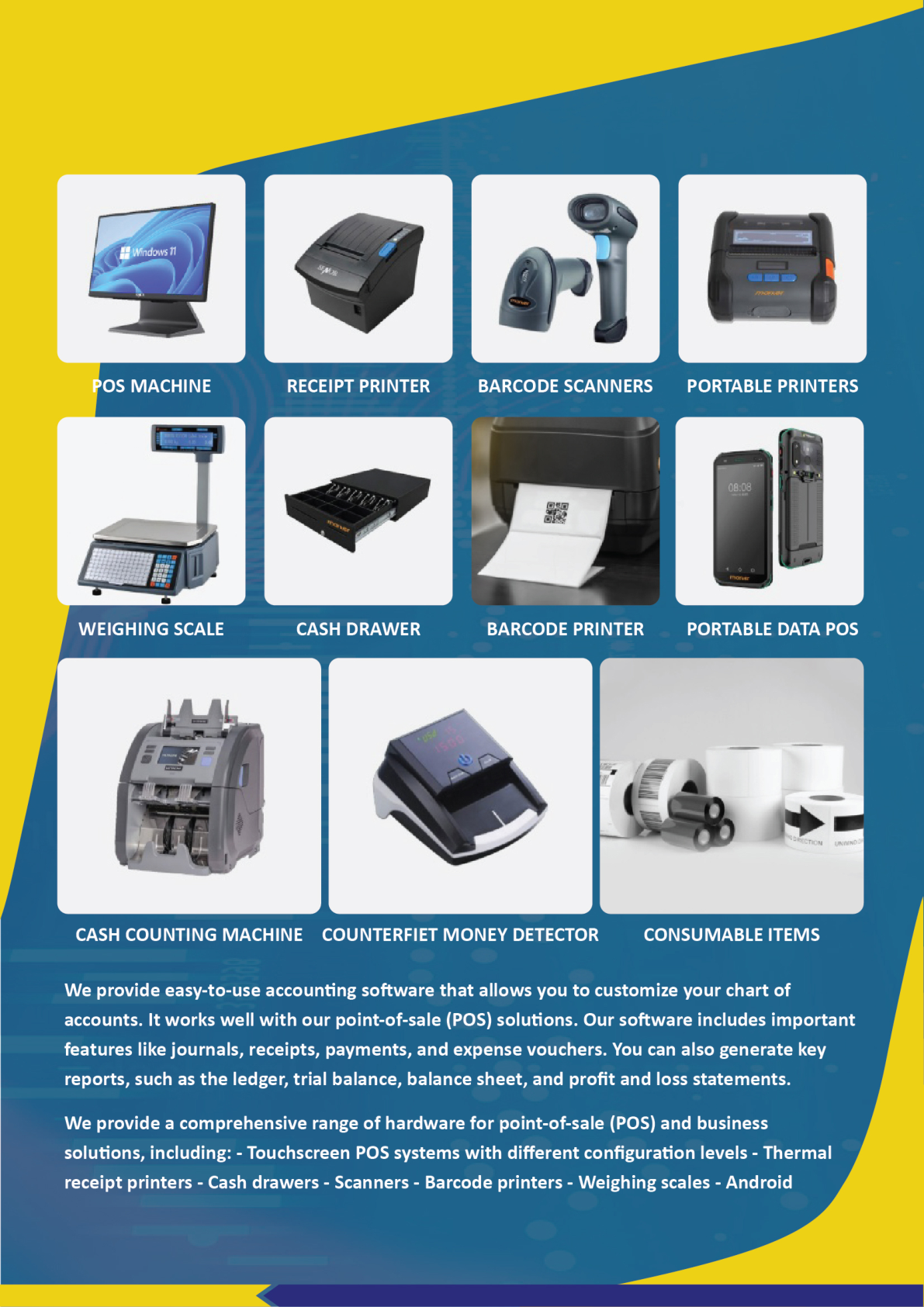 NGTECH POS hardware portfolio